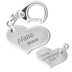 Pewter Nana Gives Good Hugs Key Ring - 3481KT Pewter Nana Gives Good Hugs Key Ring - 3481KT